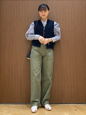 「Urvin」｜吉田さん（レディース・158cm）の春コーディネート