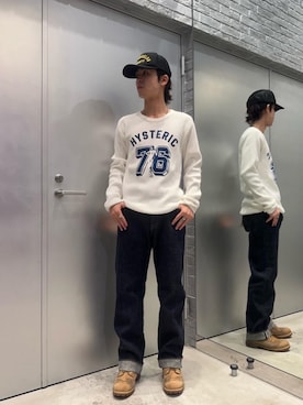 「HYSTERIC GLAMOUR（ヒステリックグラマー）のアイテム」を使った、KOUHEIさん（メンズ・172cm）の秋コーディネート