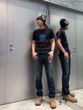 「HYSTERIC GLAMOUR（ヒステリックグラマー）のアイテム」を使った、KOUHEIさん（メンズ・172cm）の秋コーディネート