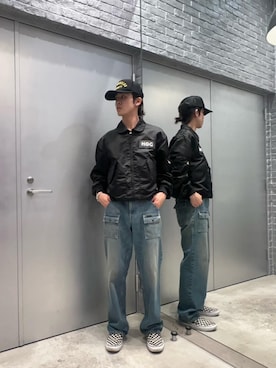 「アイテム（ミリタリージャケット）」を使った、KOUHEIさん（メンズ・172cm）の秋コーディネート