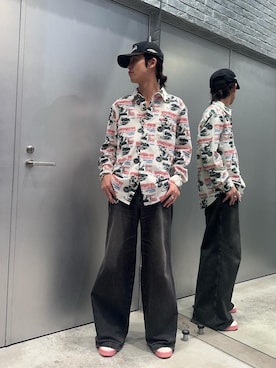 「HYSTERIC GLAMOUR（ヒステリックグラマー）のアイテム（シャツ/ブラウス）」を使った、KOUHEIさん（メンズ・172cm）の秋コーディネート