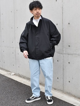 「HINSON」｜HAMADAさん（メンズ・166cm）の冬コーディネート