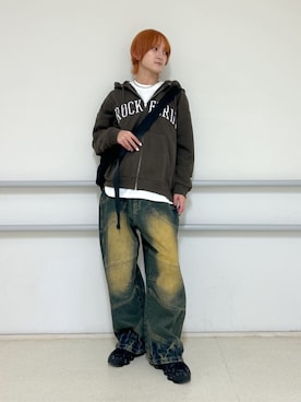 「WEGO（ウィゴー）のアイテム（バッグ）」を使った、WEGOさん（メンズ・172cm）の秋コーディネート