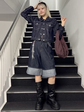 「WEGO（ウィゴー）のアイテム（ジャケット/アウター）」を使った、WEGOさん（レディース・170cm）の春コーディネート