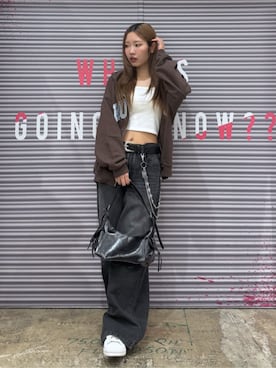 「WEGO（ウィゴー）のアイテム（パンツ）」を使った、WEGOさん（レディース・160cm）の秋コーディネート