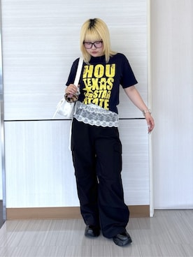 「WEGO（ウィゴー）のアイテム（バッグ）」を使った、WEGOさん（レディース・152cm）の夏コーディネート