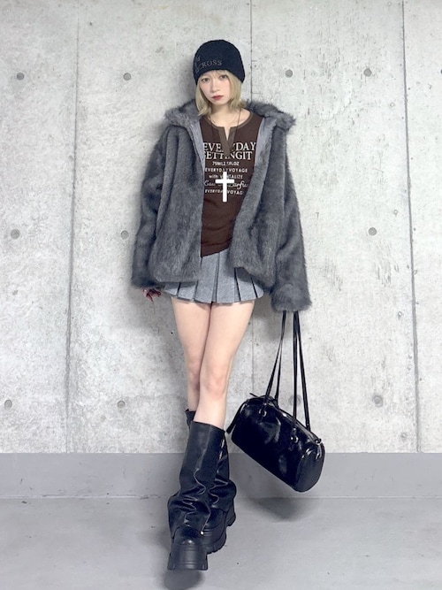 スカート ベルト付きダブルウエストプリーツミニスカート : ZOZOTOWN