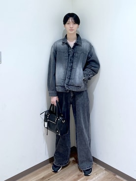 「アイテム（ボストンバッグ）」を使った、WEGOさん（メンズ・175cm）の秋コーディネート