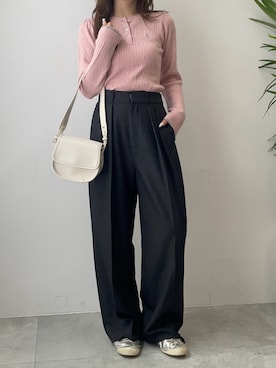 「uspolo」｜WEGOさん（レディース・162cm）の冬コーディネート