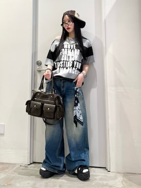 「WEGO（ウィゴー）のアイテム」を使った、WEGOさん（レディース・159cm）の夏コーディネート