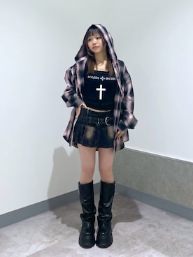 「WEGO（ウィゴー）のアイテム（シューズ）」を使った、WEGOさん（レディース・147cm）の春コーディネート