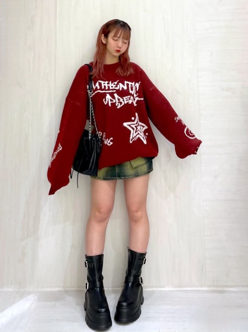 wonem ウォンエム　デフォメーションミニスカート　新品 一部カラー再入荷】加工デニムミニスカート | 【FOREVER 21