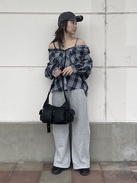 「WEGO（ウィゴー）のアイテム（パンツ）」を使った、WEGOさん（レディース・160cm）の春コーディネート