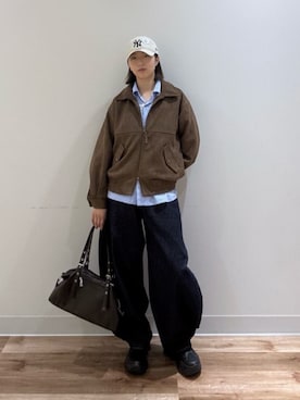 「SHORT ROUND（ショートラウンド）のアイテム」を使った、WEGOさん（レディース・166cm）の秋コーディネート