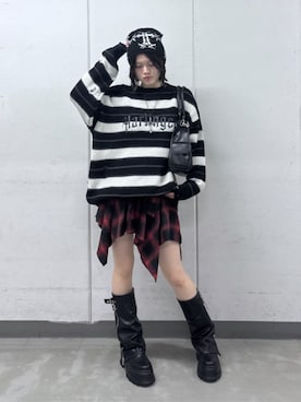 「Figments（フィグメンツ）のアイテム」を使った、WEGOさん（レディース・166cm）の春コーディネート