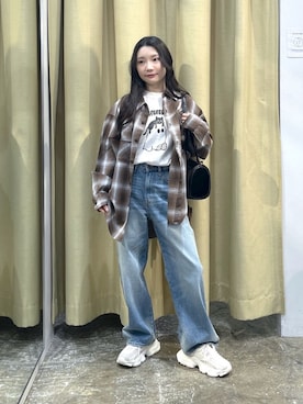 「WEGO（ウィゴー）のアイテム（ハンドバッグ）」を使った、WEGOさん（レディース・153cm）の春コーディネート