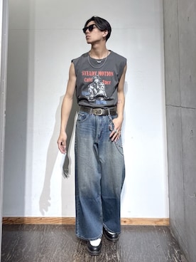 「WEGO（ウィゴー）のアイテム（トップス）」を使った、WEGOさん（メンズ・181cm）の春コーディネート