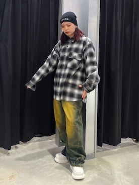 「WEGO（ウィゴー）のWEGO/厚底プラットフォームスニーカー（スニーカー）」を使った、WEGOさん（レディース・163cm）の秋コーディネート