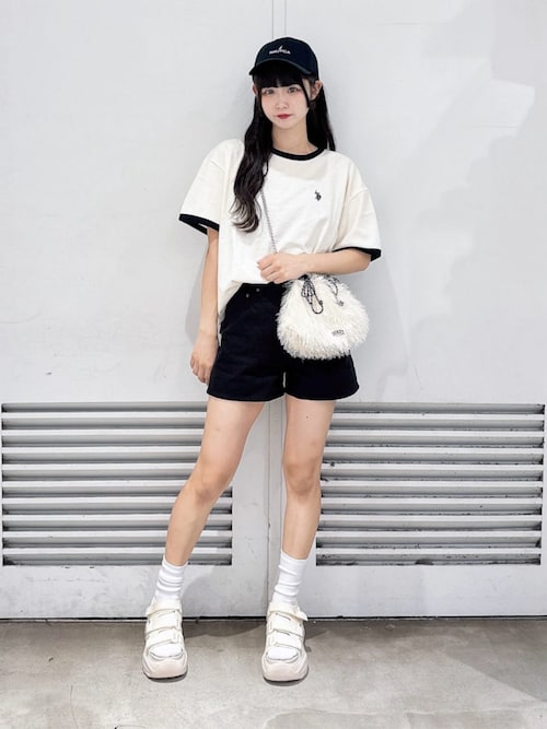 ∴WEGO/【新色追加】U.S.POLO ASSN.別注ワンポイントTシャツ