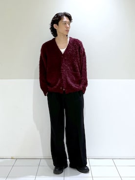 「WEGO（ウィゴー）のアイテム（スラックス）」を使った、WEGOさん（メンズ・179cm）の秋コーディネート