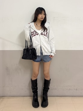 「WEGO（ウィゴー）のアイテム（パンツ）」を使った、WEGOさん（レディース・167cm）の秋コーディネート