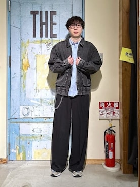 「WEGO（ウィゴー）のアイテム（ブルゾン）」を使った、WEGOさん（メンズ・176cm）の春コーディネート