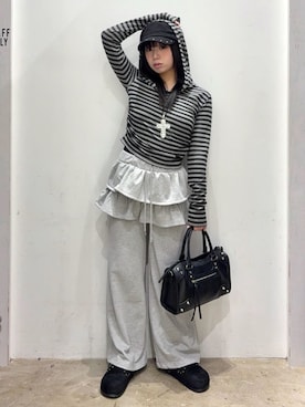 「WEGO（ウィゴー）のアイテム（パンツ）」を使った、WEGOさん（レディース・156cm）の春コーディネート