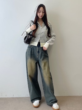 「uspolo」｜WEGOさん（レディース・160cm）の冬コーディネート