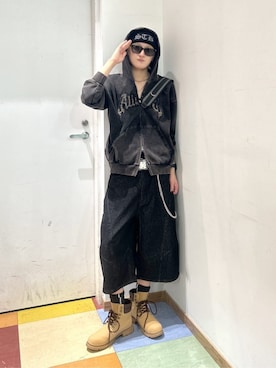 「WEGO（ウィゴー）のアイテム（帽子）」を使った、WEGOさん（メンズ・172cm）の春コーディネート