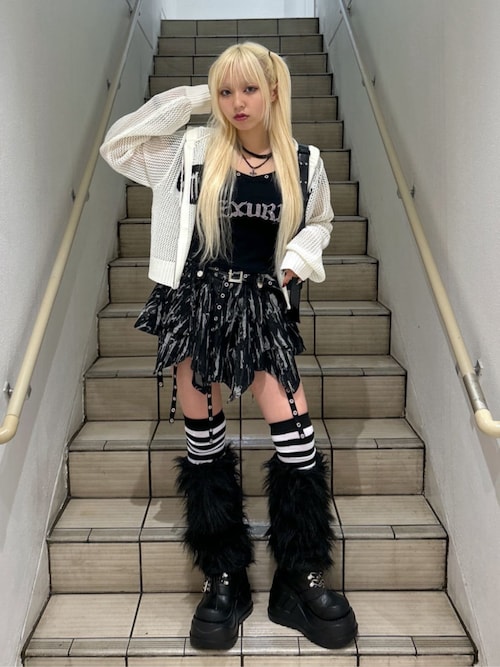 パンクデニムミニスカパン（デニムスカート）｜Figments