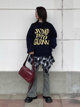 「Figments（フィグメンツ）のアイテム」を使った、WEGOさん（レディース・160cm）の冬コーディネート