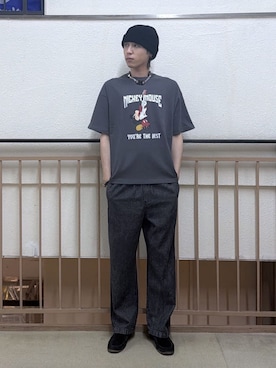 「WEGO（ウィゴー）のアイテム（トップス）」を使った、WEGOさん（メンズ・180cm）の春コーディネート