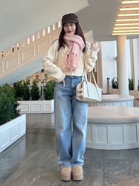 「PHILLY（フィリー）のアイテム」を使った、WEGOさん（レディース・157cm）の冬コーディネート