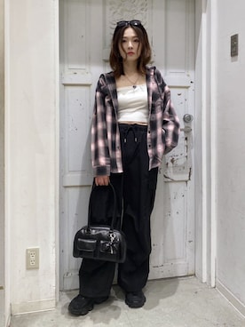 「WEGO（ウィゴー）のアイテム（トップス）」を使った、WEGOさん（レディース・166cm）の春コーディネート