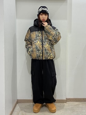 「アイテム（ダウンジャケット/コート）」を使った、WEGOさん（レディース・163cm）の秋コーディネート