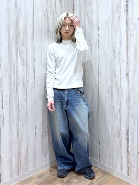 「WEGO（ウィゴー）のアイテム（パンツ）」を使った、WEGOさん（メンズ・169cm）の春コーディネート