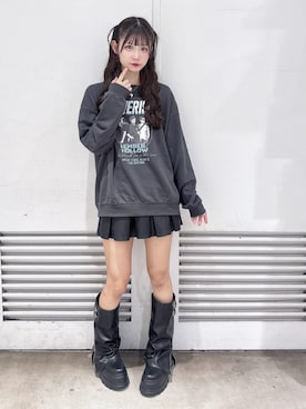 「WEGO（ウィゴー）のアイテム（スカート）」を使った、WEGOさん（レディース・163cm）の秋コーディネート