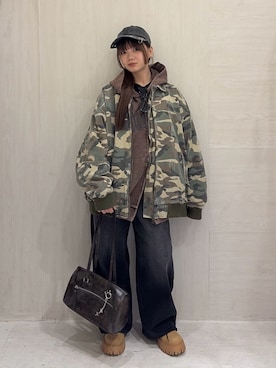 「WEGO（ウィゴー）のアイテム（バッグ）」を使った、WEGOさん（レディース・154cm）の春コーディネート