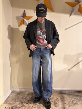 「LUCY（ルーシー）のアイテム」を使った、WEGOさん（メンズ・168cm）の春コーディネート