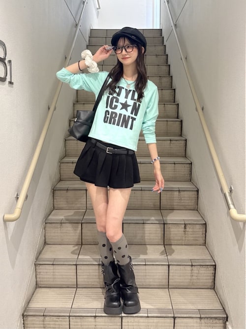 WEGO/【26年秋冬新作】カラーロゴロンT