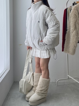 「アイテム（ジャケット/アウター、グレー系）」を使った、WEGOさん（レディース・155cm）の秋コーディネート