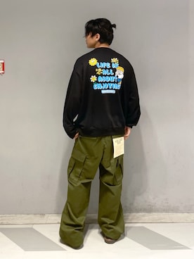 「WEGO（ウィゴー）のアイテム（スウェット）」を使った、WEGOさん（メンズ・173cm）の秋コーディネート