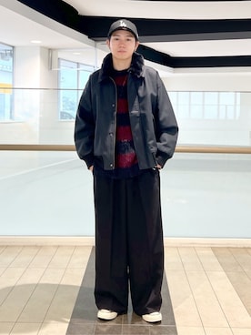 「WEGO（ウィゴー）のアイテム（ブルゾン）」を使った、WEGOさん（メンズ・172cm）の冬コーディネート