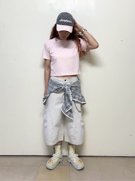 「WC（ダブル シー）のアイテム」を使った、WEGOさん（レディース・156cm）の夏コーディネート
