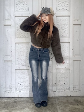 「dispark（ディスパーク）のアイテム」を使った、WEGOさん（レディース・162cm）の秋コーディネート