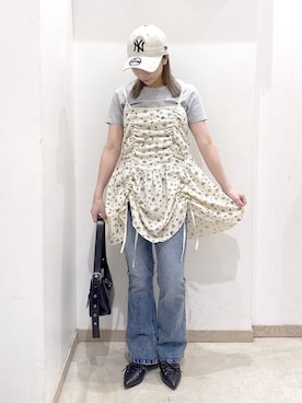 「WEGO（ウィゴー）のアイテム（トップス）」を使った、WEGOさん（レディース・150cm）の春コーディネート