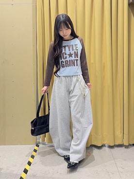 「WEGO（ウィゴー）のアイテム（パンツ）」を使った、WEGOさん（レディース・159cm）の秋コーディネート