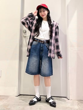 「WEGO（ウィゴー）のアイテム（パンツ）」を使った、WEGOさん（レディース・150cm）の春コーディネート