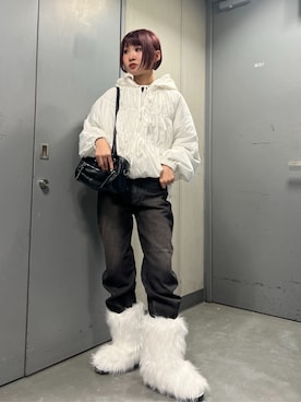 「WEGO（ウィゴー）のアイテム（ジャケット/アウター）」を使った、WEGOさん（レディース・162cm）の冬コーディネート