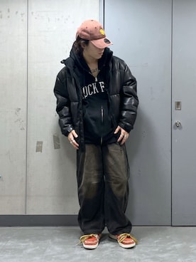 「WEGO（ウィゴー）のアイテム（ダウンジャケット/コート）」を使った、WEGOさん（メンズ・168cm）の秋コーディネート